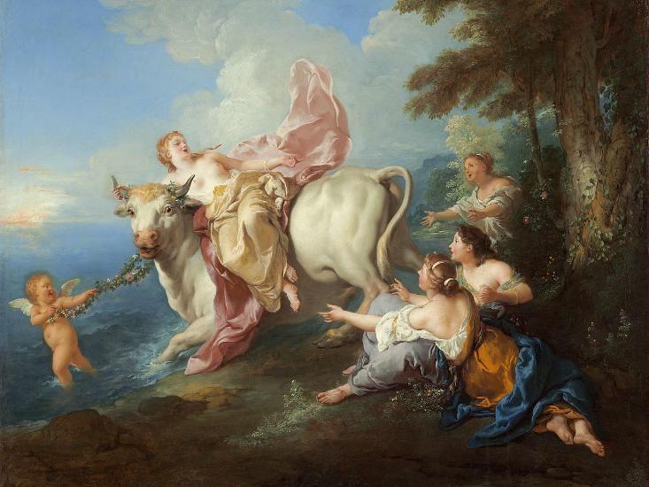 Europa and Zeus as the Bull