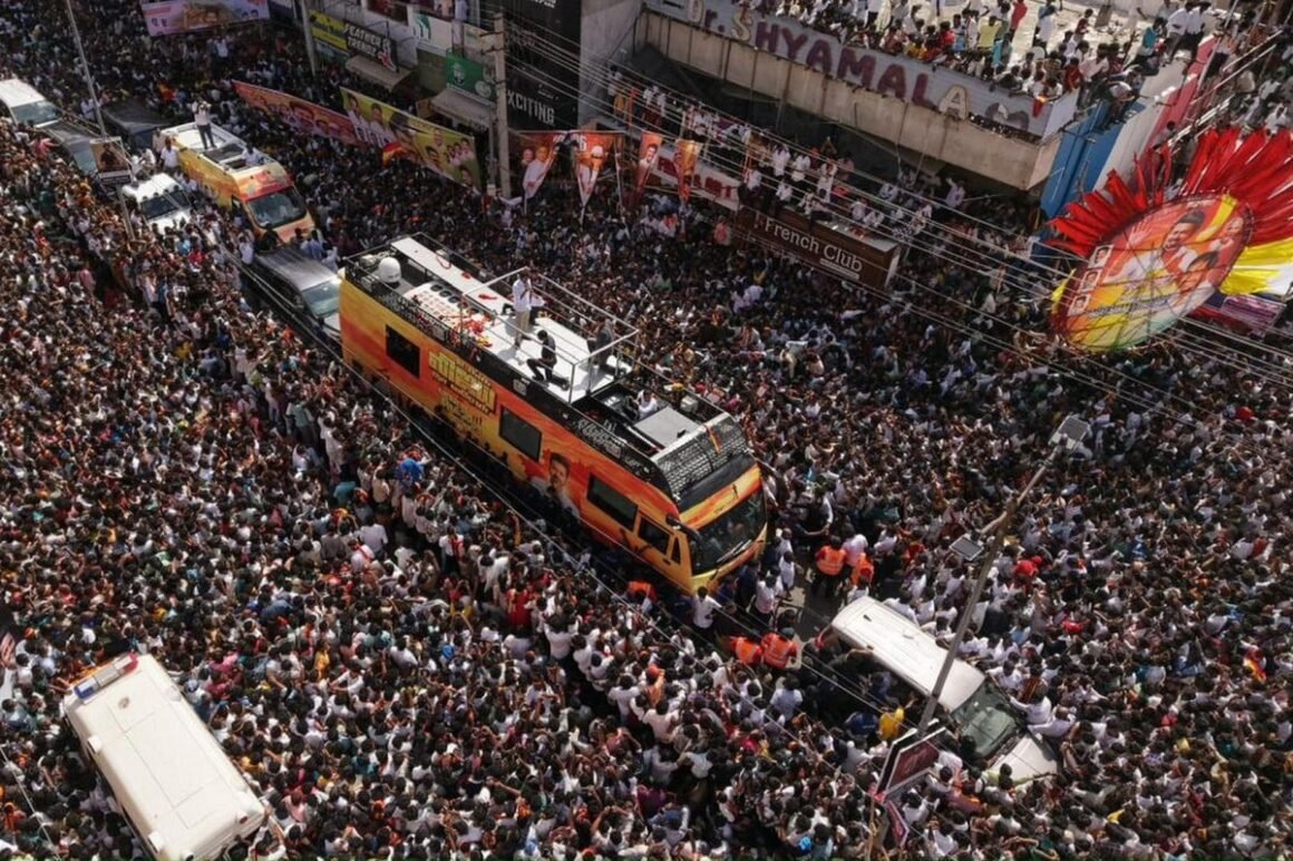 "Vijay Rally Stampede 2025: Tragedy in Karur Leaves 40 Dead".