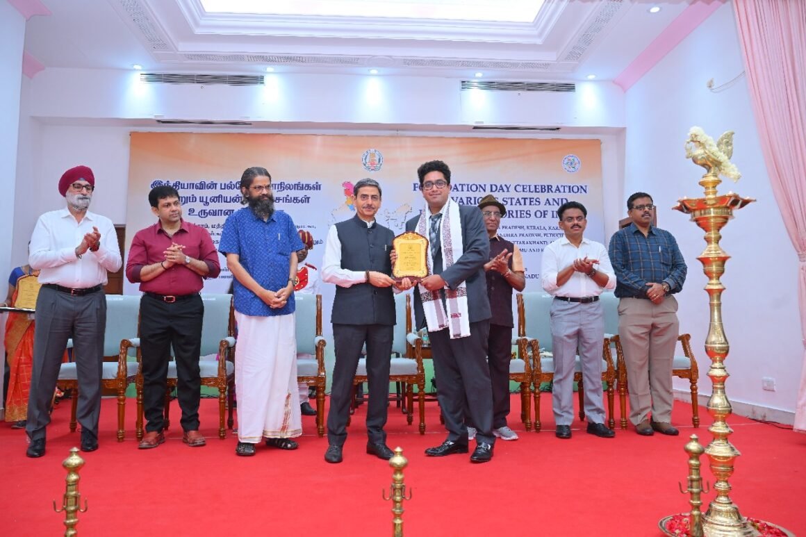 Garuda Aerospace CEO Agnishwar Jayaprakash Honoured by Tamil Nadu Governor for Drone Technology Excellence | Beyond The Punchlines Garuda Aerospace CEO Agnishwar Jayaprakash Honoured by Tamil Nadu Governor for Drone Technology Excellence