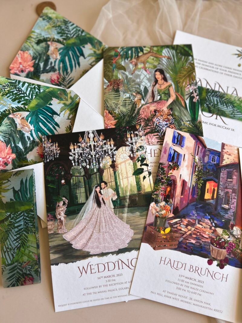Allana Pandey's wedding card | Beyond The Punchlines