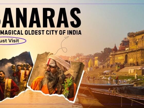 Yellow and Black Varanasi India Travels YouTube Thumbnail | Beyond The Punchlines