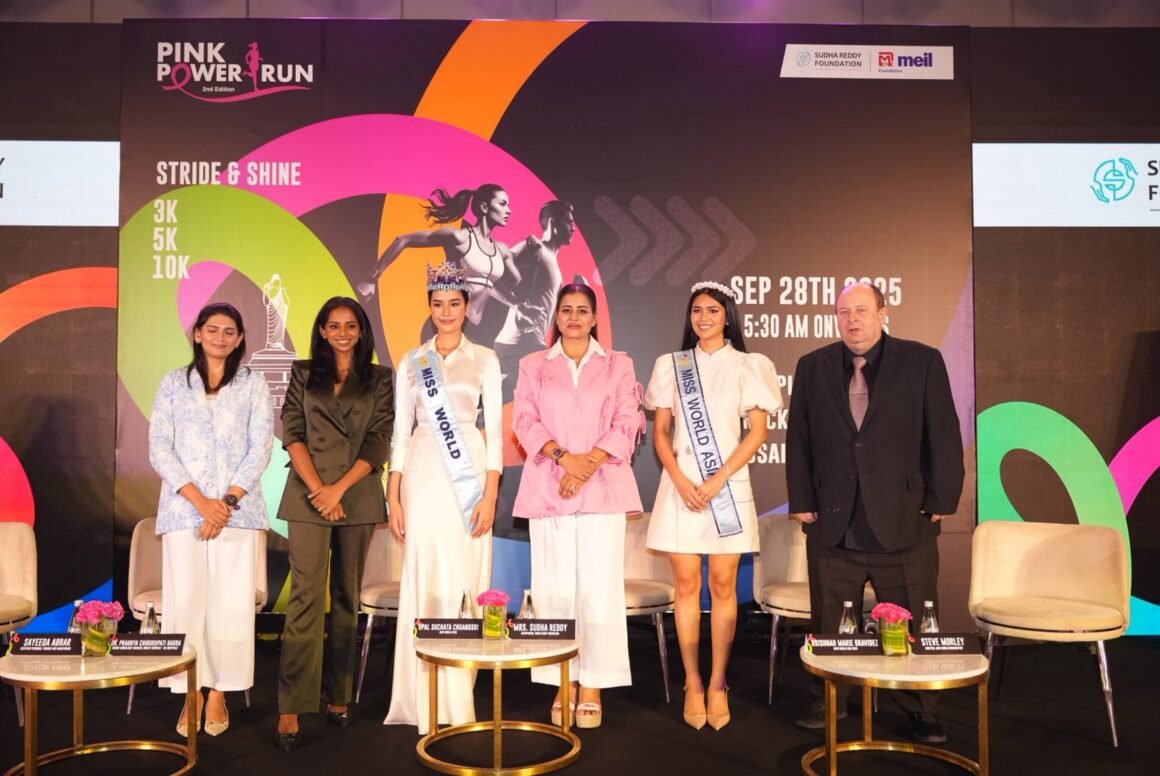 PINK POWER RUN 2 2 | Beyond The Punchlines Opal Suchata Joins Sudha Reddy’s Pink Power Run 2.0