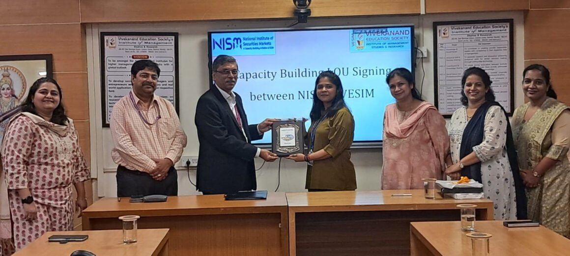 Vivekanand Education Society’s Institute of Management Studies and Research and National Institute of Securities Markets Partner to Enhance Securities Market Education | Beyond The Punchlines Vivekanand Education Society’s Institute of Management Studies and Research and National Institute of Securities Markets Partner to Enhance Securities Market Education
