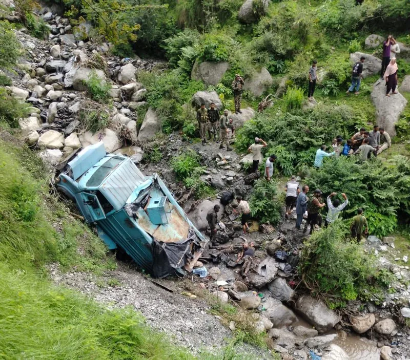 Tragedy in Udhampur: 3 CRPF Jawans Killed as Vehicle Falls into Nallah | Beyond The Punchlines Tragedy in Udhampur: 3 CRPF Jawans Killed as Vehicle Falls into Nallah